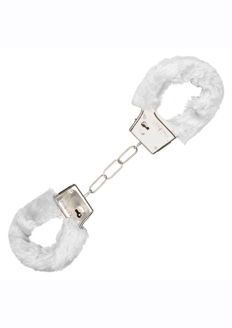 Playful Furry Cuffs - White