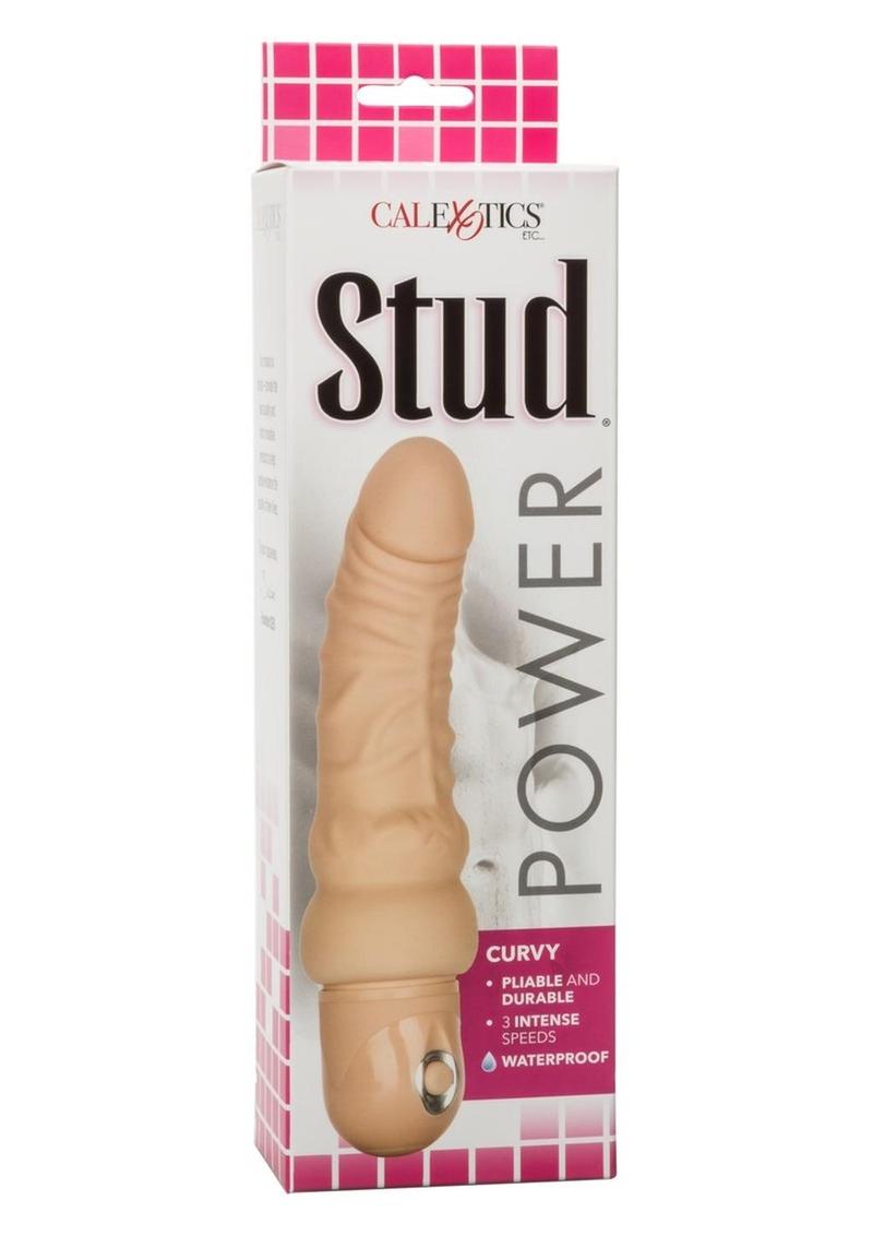 Power Stud Curvy Virbrating Dildo