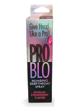 Problo Numbing Deep-Throat Spray 1oz - Strawberry