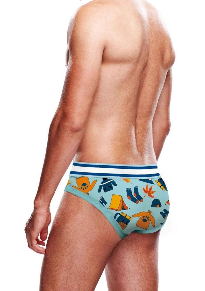 Prowler Autumn Scene Brief - Blue/Orange - Medium