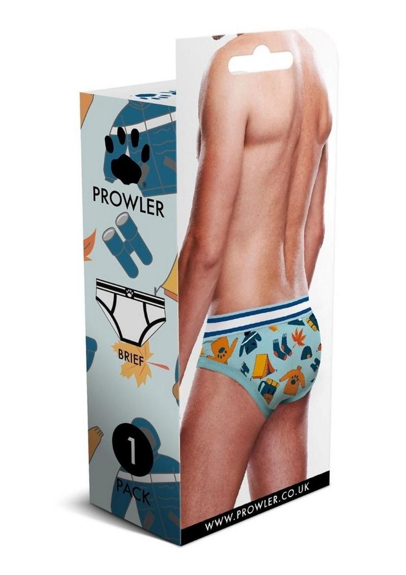 Prowler Autumn Scene Brief - Blue/Orange - Small