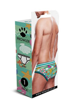 Prowler Beach Brief - Aqua/Green - XXLarge