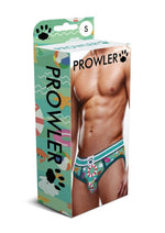 Prowler Beach Open Brief - Aqua/Green - XXLarge