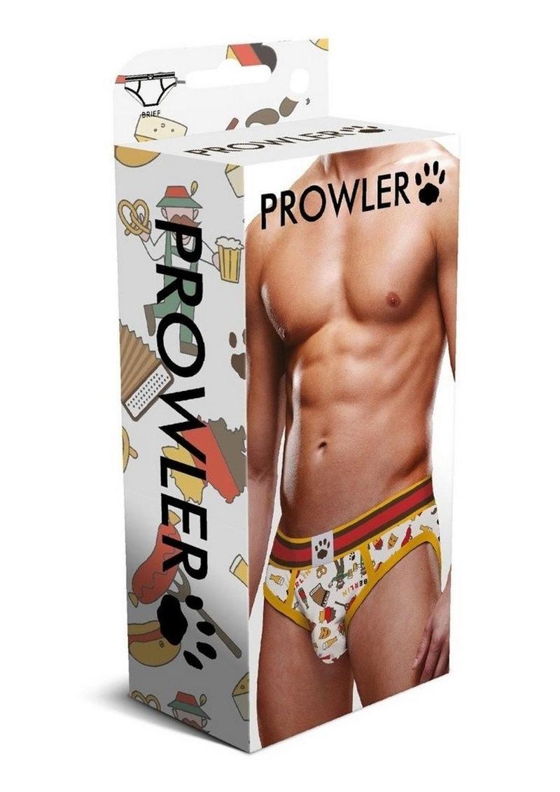 Prowler Berlin Brief - Orange/White - Large