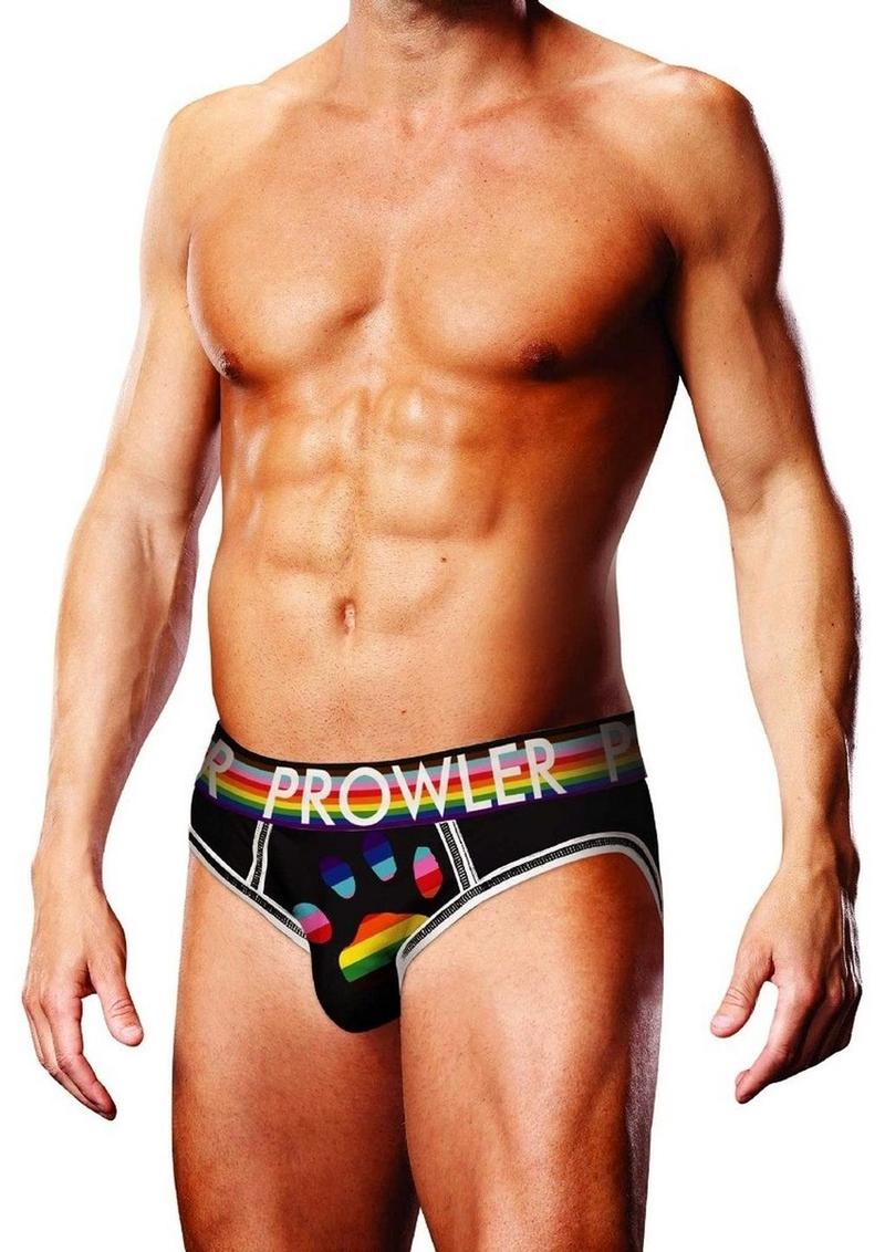 Prowler Black Oversized Paw Open Brief