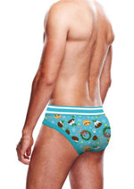 Prowler Christmas Pudding Brief - Blue/White - Large