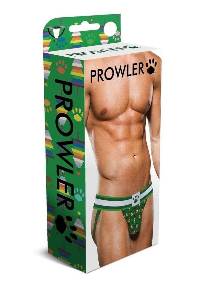 Prowler Christmas Tree Jock - Green/Multicolor/Rainbow - Large