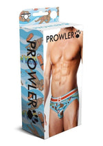 Prowler Gaywatch Bears Brief - Blue/Orange - XSmall