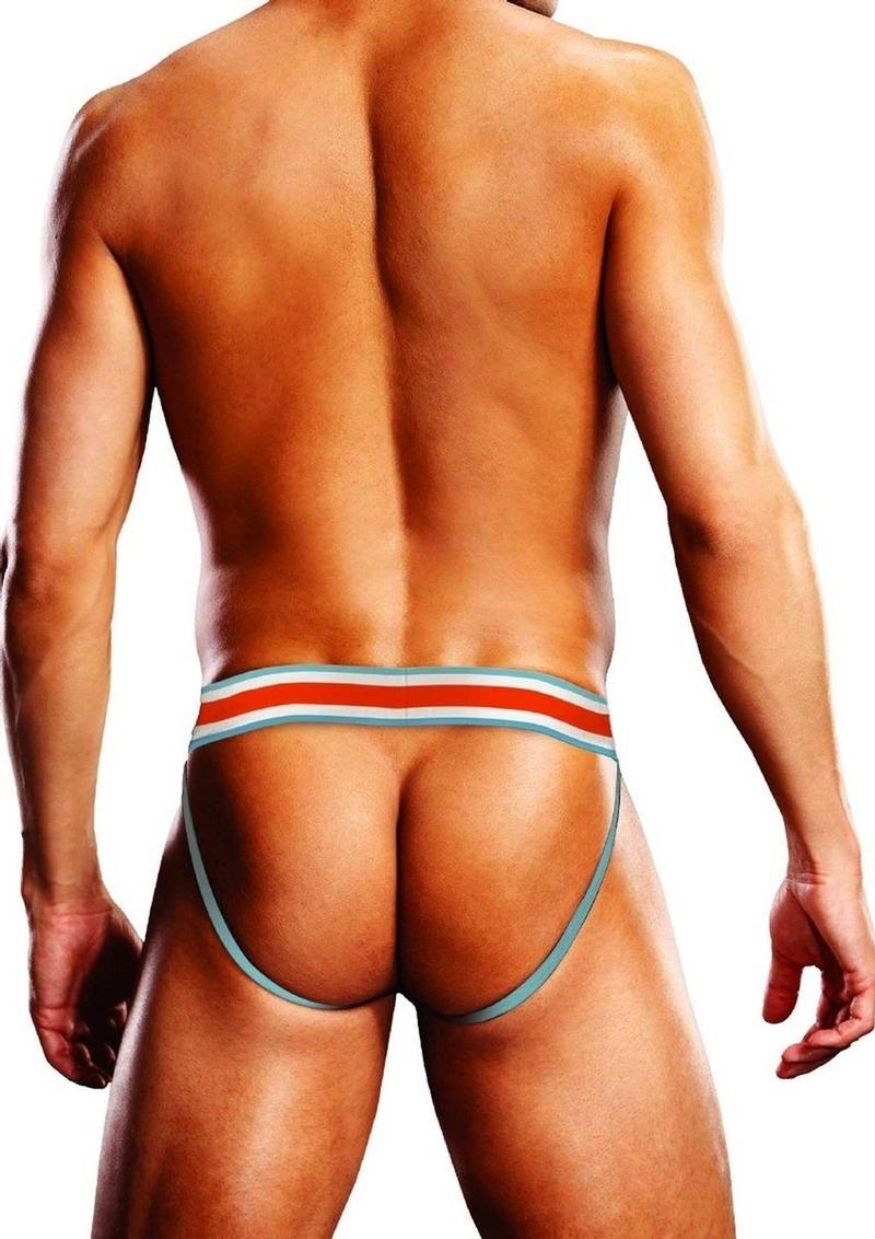 Prowler Gaywatch Bears Jock - Blue/Orange - Large