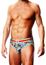 Prowler Gaywatch Bears Open Brief - Blue/Orange - Medium