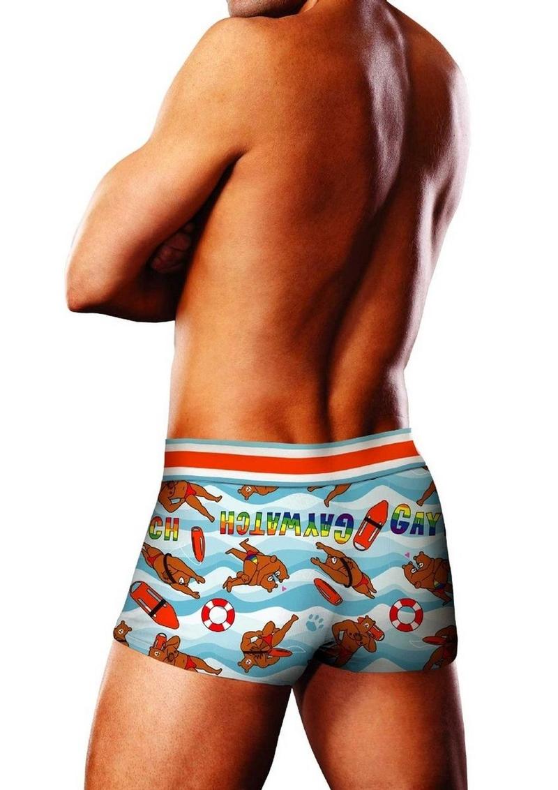 Prowler Gaywatch Bears Trunk - Blue/Orange - XLarge