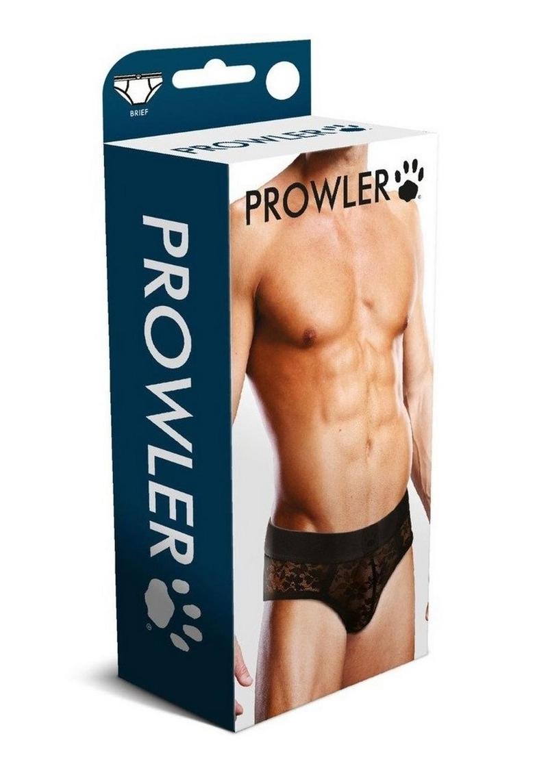 Prowler Lace Brief - Black - Small