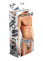 Prowler Leather Pride Jock - Black/White - Large