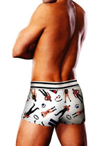 Prowler Leather Pride Trunk - Black/White - XSmall