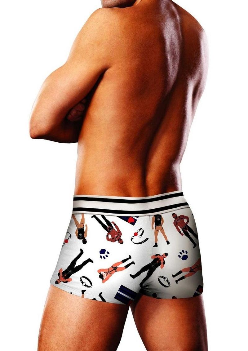 Prowler Leather Pride Trunk - Black/White - XXLarge