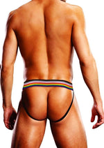 Prowler Pixel Art Gay Pride Collection Jock - Blue/Multicolor - Medium