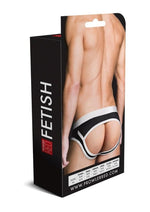 Prowler Red Ass-Less Brief - Black/White - Medium