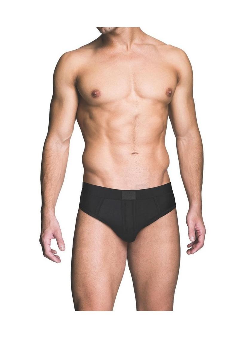 Prowler Red Ass-Less Brief - Black - XLarge