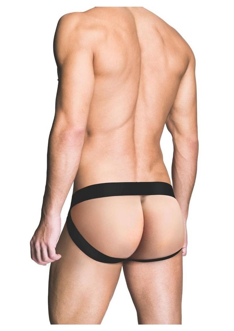 Prowler Red Ass-Less Jock - Black - Medium