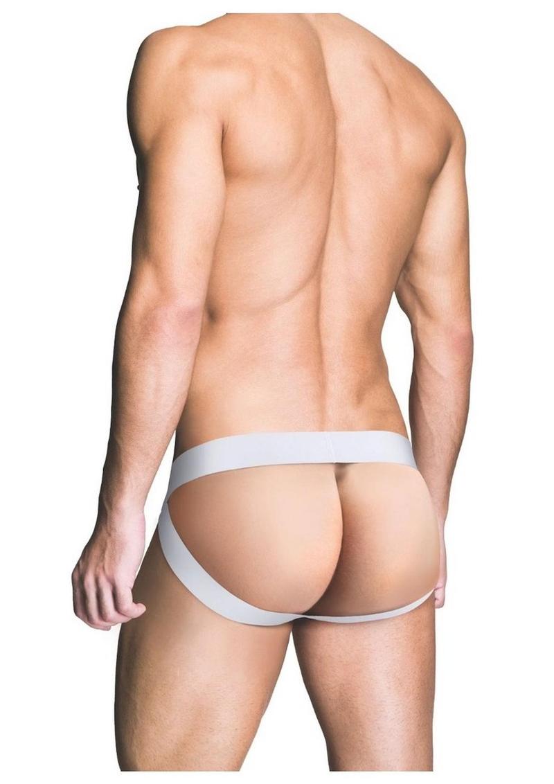 Prowler Red Ass-Less Jock - Black/White - Small