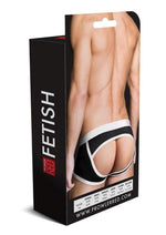 Prowler Red Ass-Less Trunk - Black/White - Medium