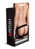 Prowler Red Fishnet Ass-Less Trunk - Black - Small