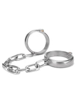 Prowler Red Heavy Duty Metal Ankle Cuffs - Stainless