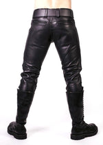 Prowler Red Prowler Leather Jeans - Black - 33in