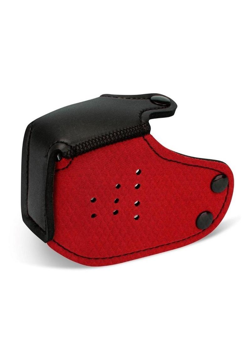 Prowler Red Puppy Muzzle - Black/Red