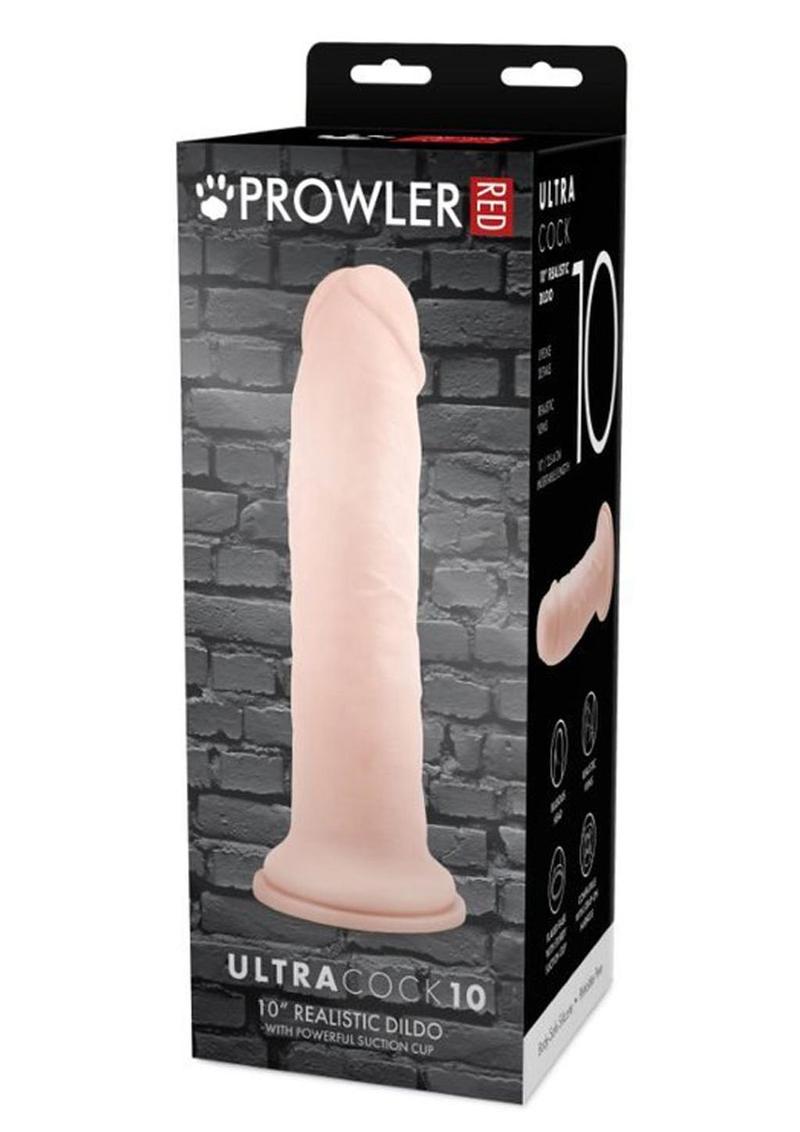 Prowler Red Ultra Cock Realistic Dildo - Vanilla - 10in