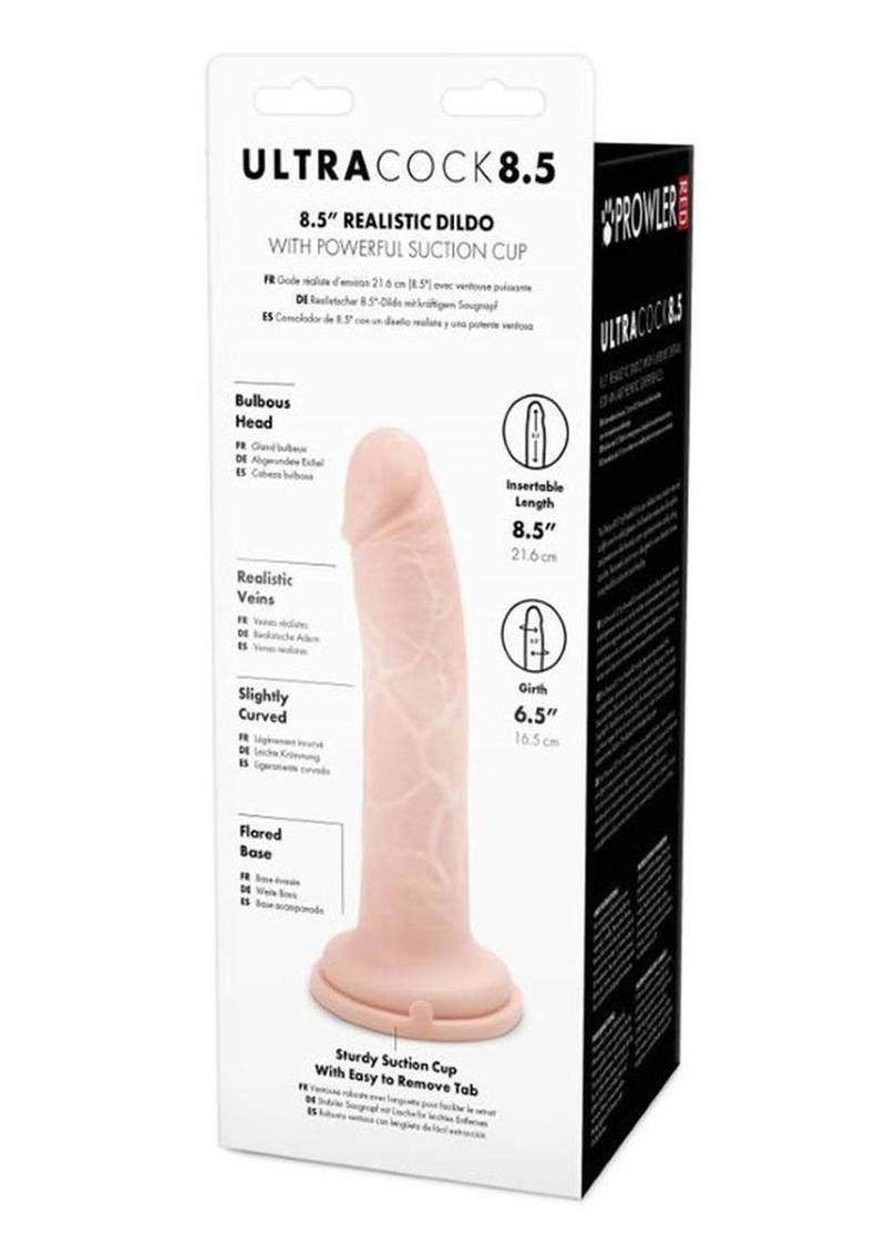 Prowler Red Ultra Cock Realistic Dildo - Vanilla - 8.5in