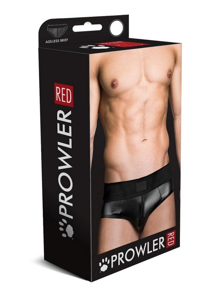 Prowler Red Wetlook Ass-Less Brief