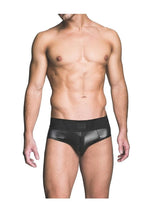 Prowler Red Wetlook Brief - Black - Large