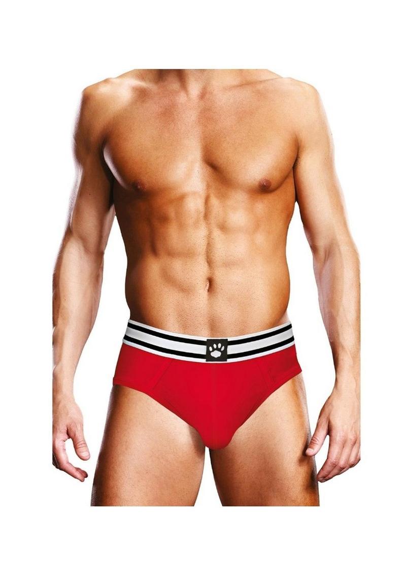 Prowler Red/White Brief - Red/White - Large