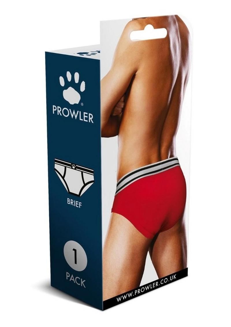 Prowler Red/White Brief - Red/White - Medium