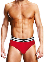 Prowler Red/White Open Brief - Red/White - Medium