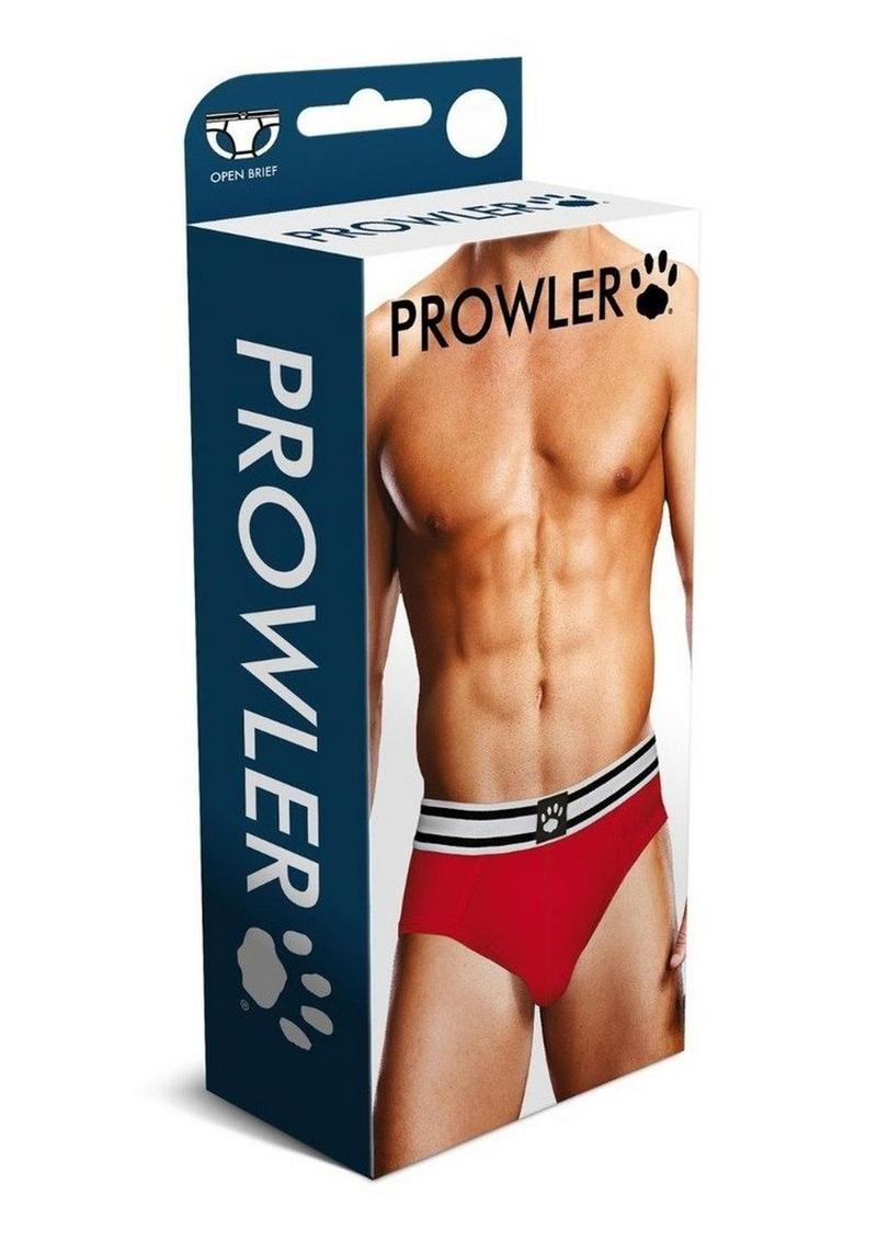 Prowler Red/White Open Brief