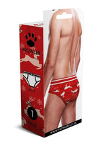 Prowler Reindeer Brief - Black/Red - XSmall