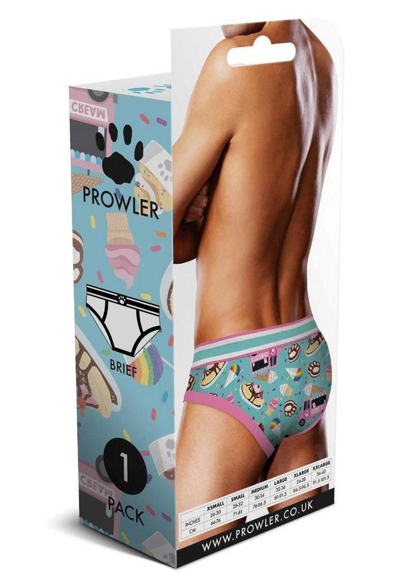 Prowler Sundae Brief - Blue/Pink - Medium