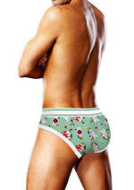 Prowler Unicorn Hearts Brief - Green - Large