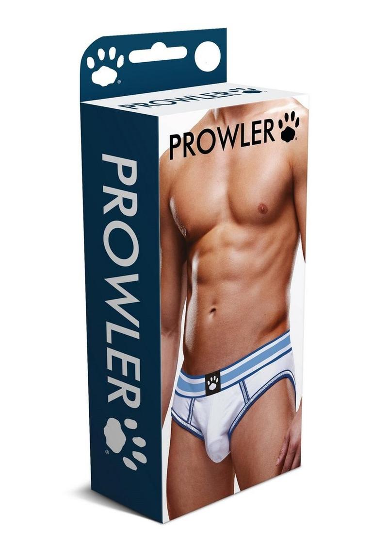 Prowler White/Blue Open Brief