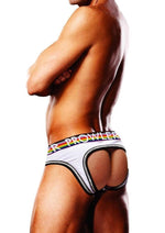 Prowler White Oversized Paw Jock - Multicolor/Rainbow/White - Medium