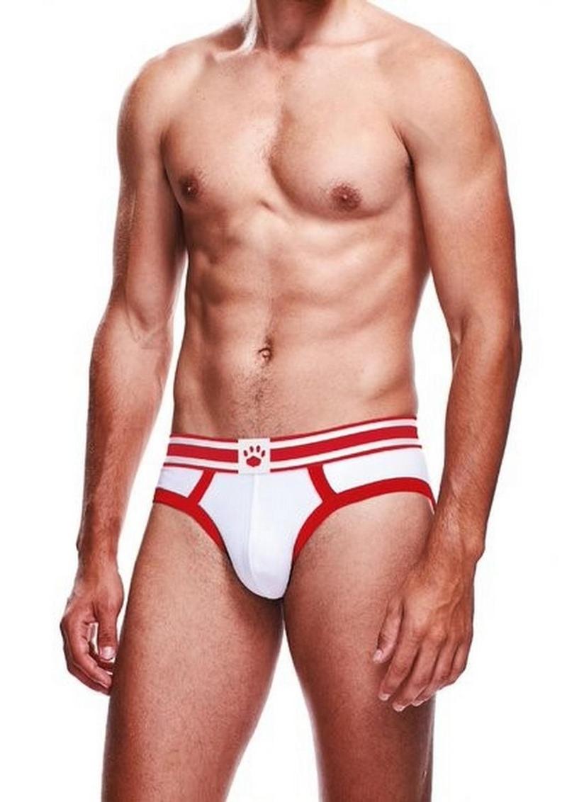 Prowler White/Red Brief - Red/White - Small