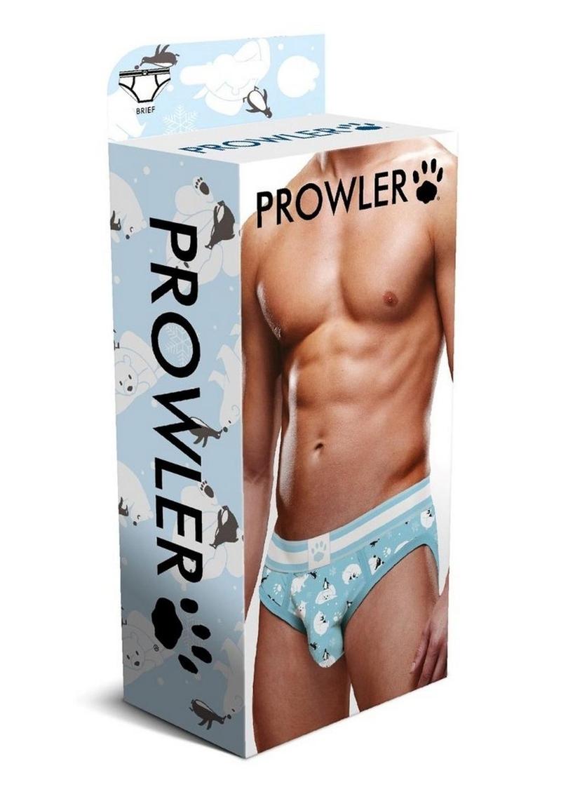 Prowler Winter Animals Brief - Blue/White - Medium