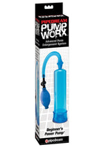 Pump Worx Beginner's Power Pump Advanced Penis Enlargement System - Blue