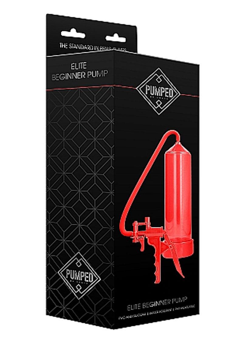 Pumped By Shots Elite Beginner Penis Pump - Red