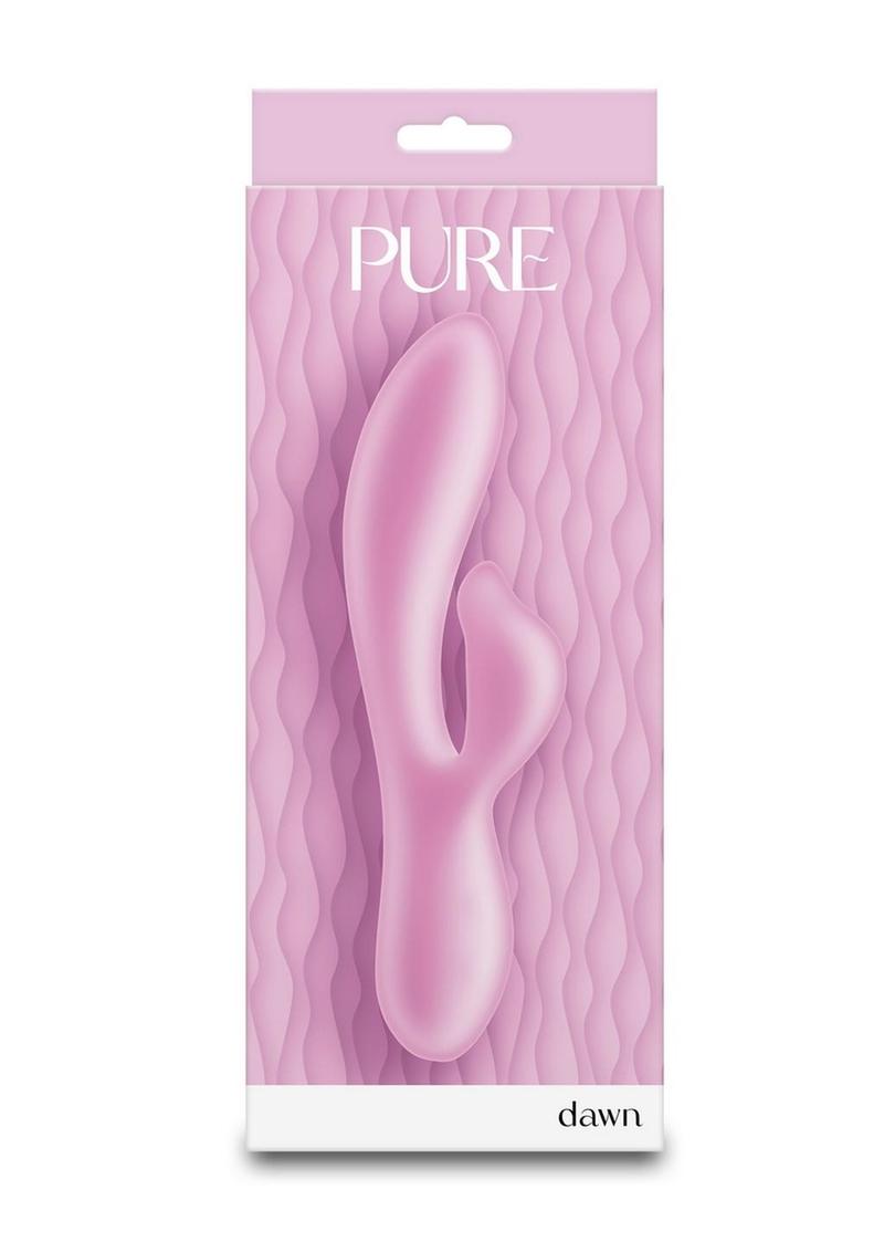 Pure Dawn Rechargeable Silicone Rabbit Vibrator