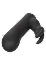 Raven Bunny Rechargeable Silicone Rabbit Vibrator - Black