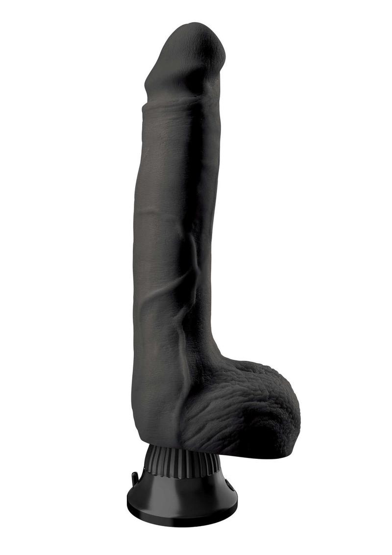 Real Feel Deluxe No. 7 Wallbanger Vibrating Dildo with Balls