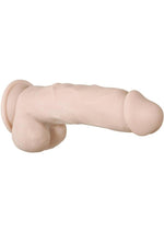 Real Supple Girthy Poseable Dildo with Balls